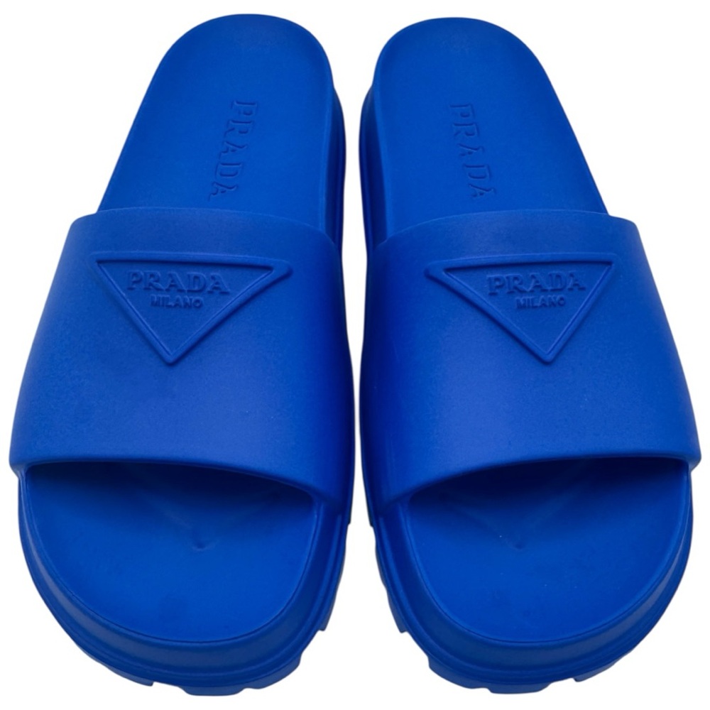 Prada Blue Slides - Authenticated - Picture 2 of 15